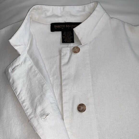 Babette Ballinger Linen/Rayon Women's Lightweight Blazer Size S - Picture 6 of 7